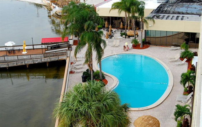 Godfrey Tampa harbor heated pool and dock entry