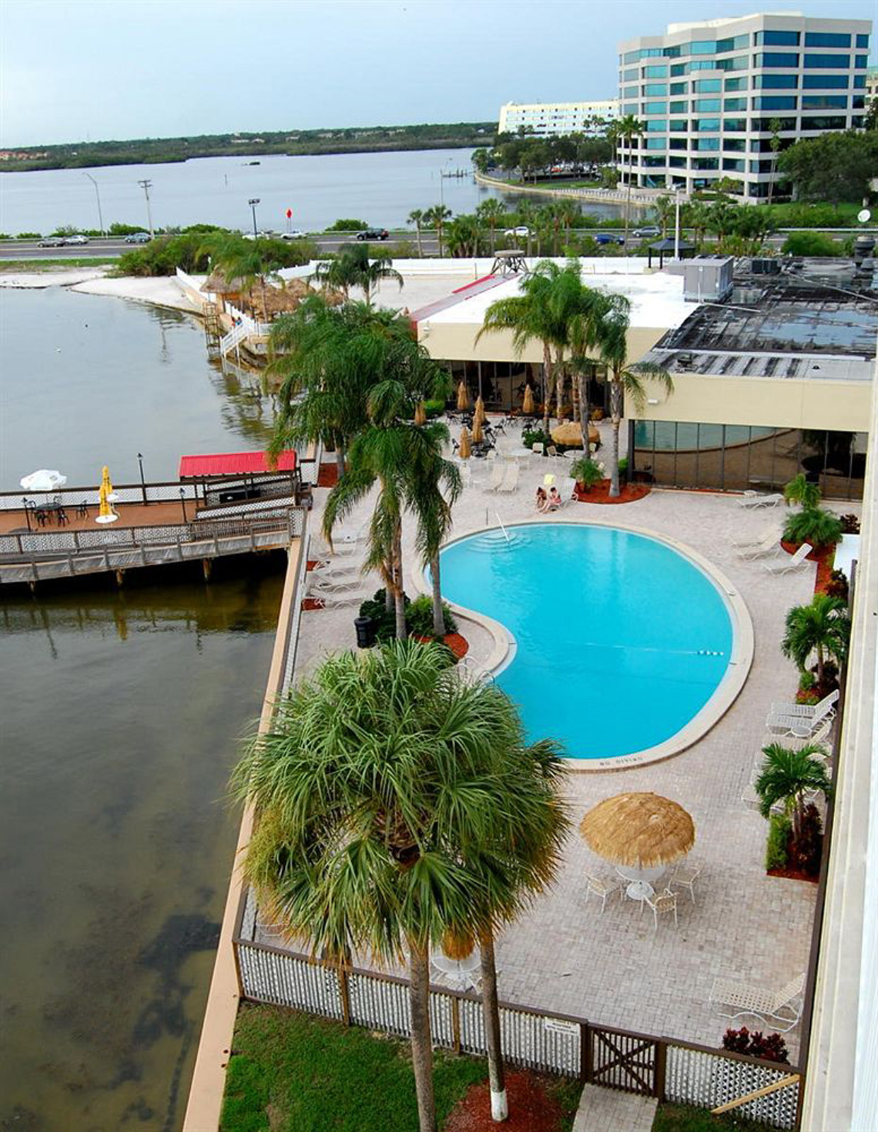 Godfrey Tampa harbor heated pool and dock entry