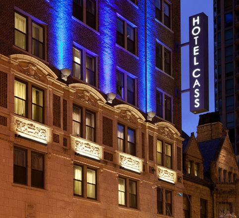 Hotel Cass sign