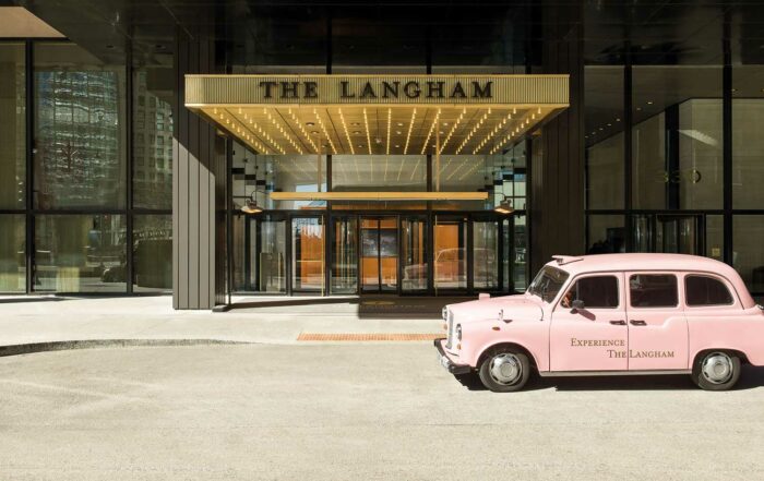 Langham driveway entrance