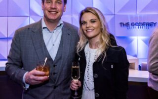 Guest Enjoying Themselves at Godfrey Boston Grand Opening