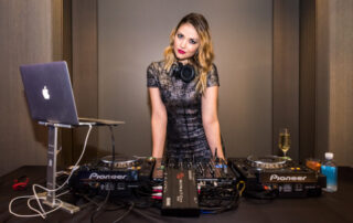 Dj at Godfrey Boston Opening Celebration